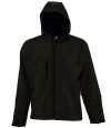 46602 Replay SOL'S Replay Hooded Soft Shell Jacket Black colour image